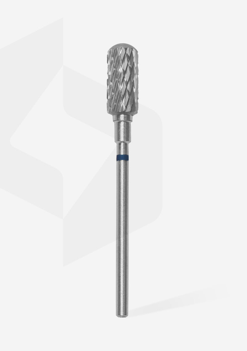 Staleks Pro Carbide Nail Drill Bit " Rounded Safe Cylinder" Blue Ø 6mm / 14mm