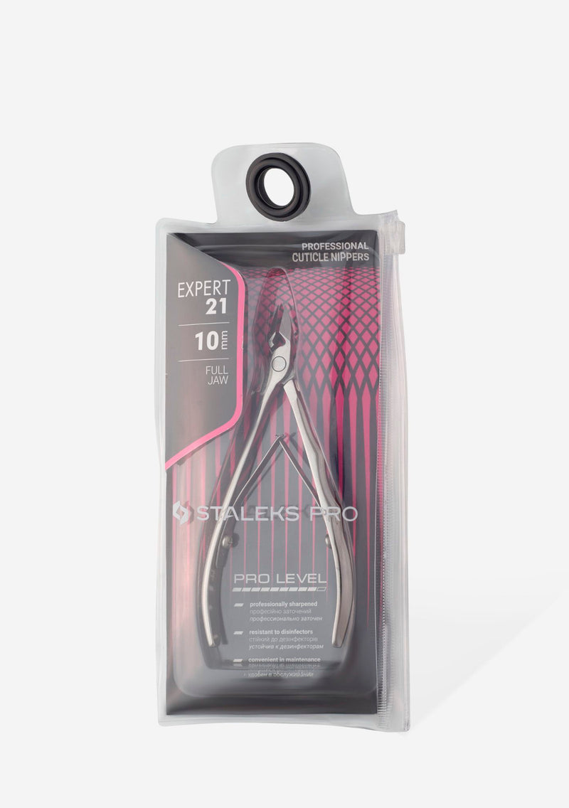 Staleks Pro Professional Cuticle Nippers Expert 21 10mm