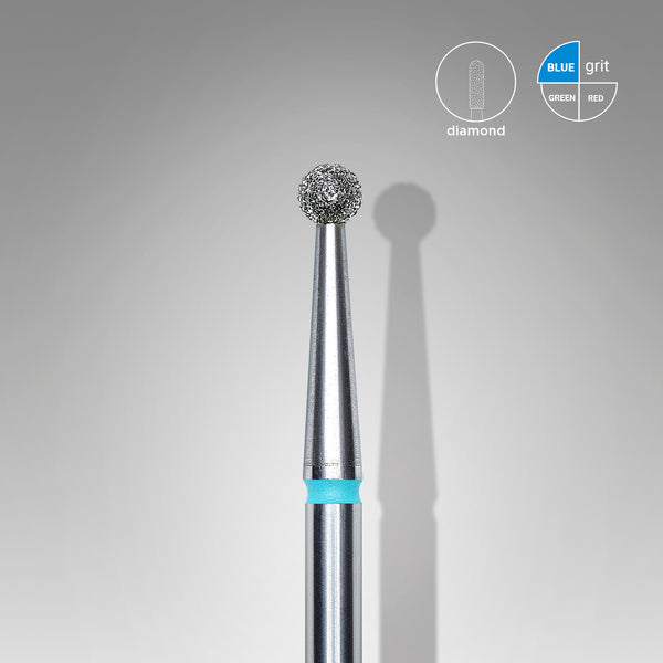 Staleks Pro Diamond Nail Drill Bit " Ball " Blue 2.5mm