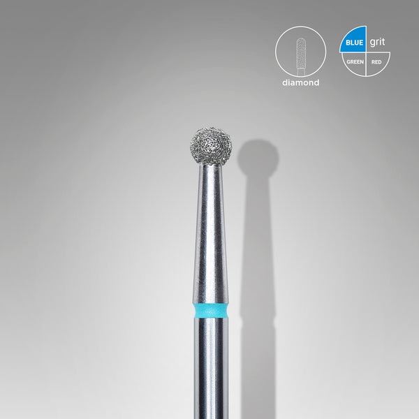 Staleks Pro Diamond Nail Drill Bit " Ball " Blue 2.7mm