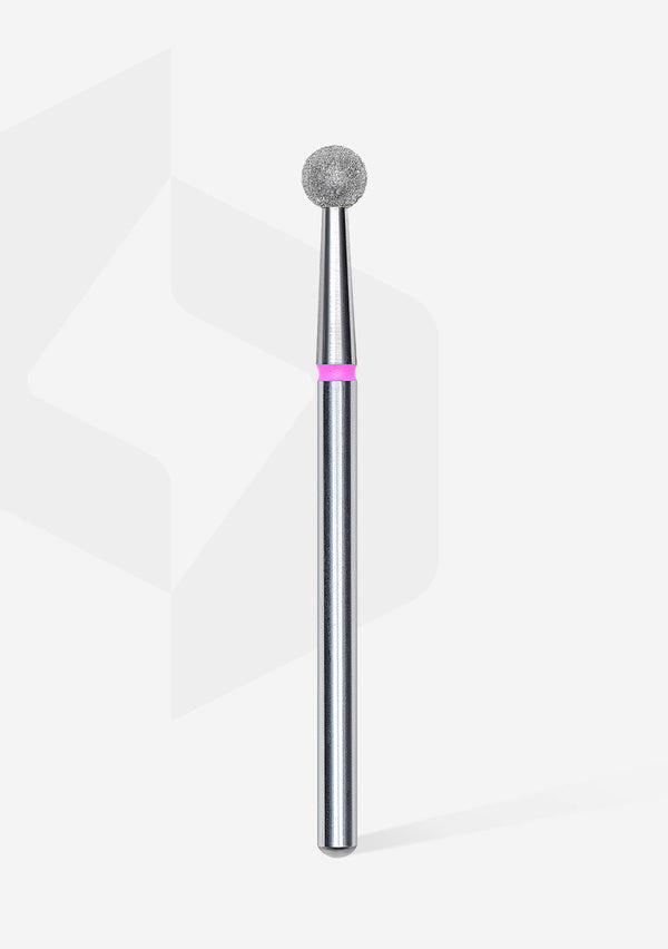 Staleks Pro Diamond Nail Drill Bit " Ball " Red 4mm