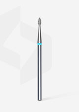 Staleks Pro Diamond Nail Drill Bit " Drop " Blue Ø 1.6mm / 4mm
