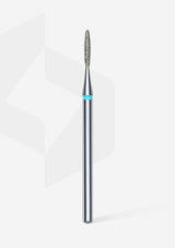 Staleks Pro Diamond Nail Drill Bit " Flame " Blue Ø 1.4mm / 8mm