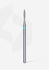 Staleks Pro Diamond Nail Drill Bit " Flame " Blue Ø 1.6mm / 8mm