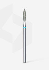 Staleks Pro Diamond Nail Drill Bit " Flame " Blue Ø 2.3mm / 10mm