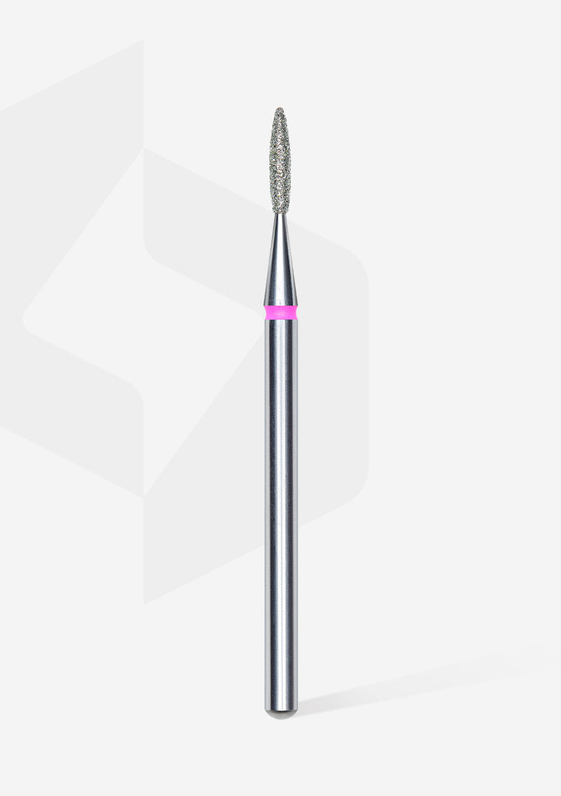 Staleks Pro Diamond Nail Drill Bit " Flame " Red Ø 1.6mm / 8mm