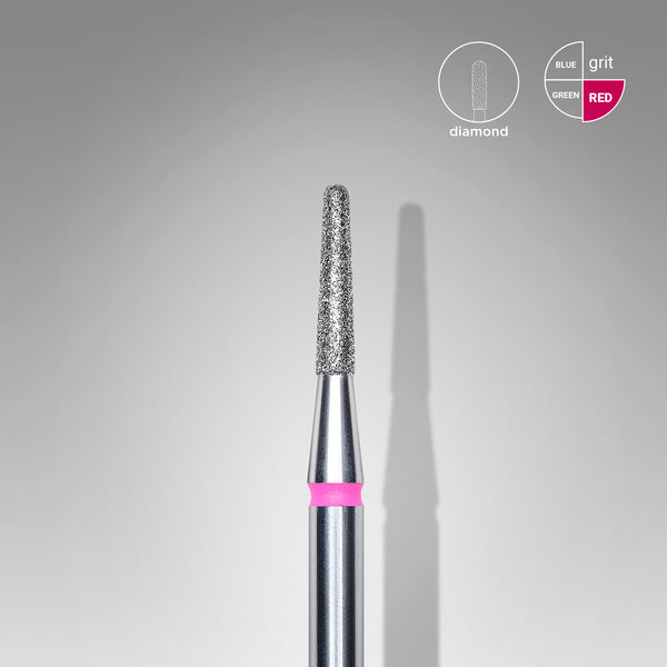 Staleks Pro Diamond Nail Drill Bit " Frustum " Red Ø 1.8mm / 8mm