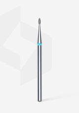 Staleks Pro Diamond Nail Drill Bit " Rounded Bud " Blue Ø 1.2mm / 3mm