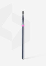 Staleks Pro Diamond Nail Drill Bit " Rounded Bud " Red Ø 1.6mm / 3.4mm