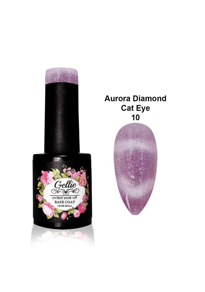 Gellie UV/LED Gel Polish Aurora Diamond Cat Eye 10