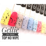 Gellie Polish Gel Dot Matte No Wipe